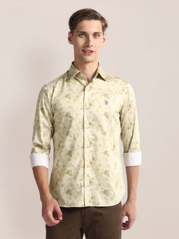 U.S. POLO ASSN. - Printed Tailored Fit Shirt