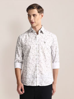 U.S. POLO ASSN. - Printed Cotton Modal Shirt