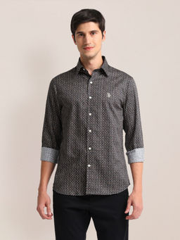 U.S. POLO ASSN. - Graphic Print Sateen Shirt