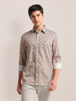 U.S. POLO ASSN. - Print Sateen Shirt