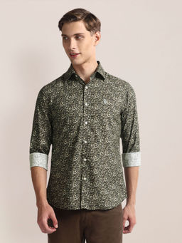 U.S. POLO ASSN. - Printed Cotton Modal Shirt