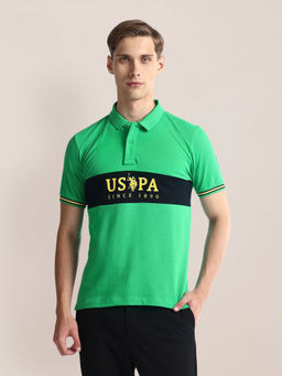 U.S. POLO ASSN. - Brand Print Slim Fit Polo T-Shirt