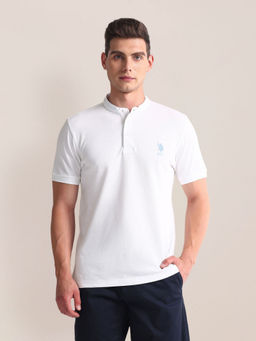 U.S. POLO ASSN. - Slim Henley Neck T-Shirt
