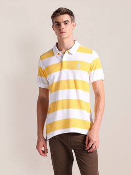 U.S. POLO ASSN. - Horizontal Stripe Slim Fit Polo T-Shirt