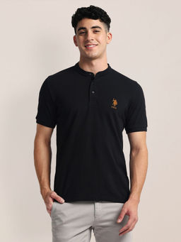 U.S. POLO ASSN. - Short Sleeve Slim Fit Henley T-Shirt