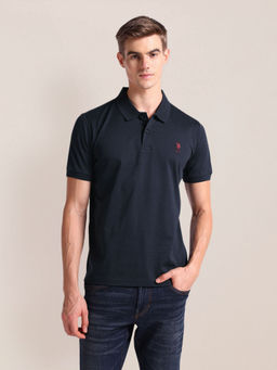 U.S. POLO ASSN. - Solid Slim Fit Polo T-Shirt