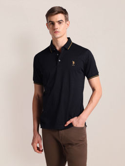 U.S. POLO ASSN. - Solid Slim Fit Polo T-Shirt