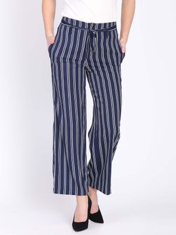 Dodo & Moa - Striped Straight Women Trousers