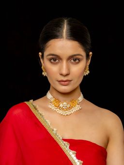 Shlok Jewels - Mayura Choker & Earring Set