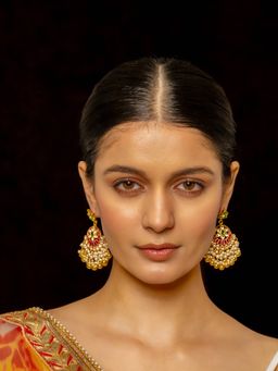 Shlok Jewels - Pranava Chandbali Earrings