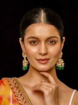 Shlok Jewels - Navgreh Danglers Earrings