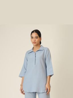 Saltpetre - Blue Skipper Collar Tunic