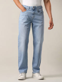 U.S. Polo Assn. Denim Co. - Men Light Blue Shawn Straight Fit Jeans