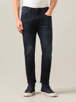 U.S. Polo Assn. Denim Co. - Men Navy Blue Cole Slim Fit Solid Jeans