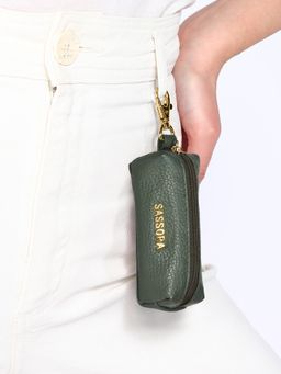 Sassora - Premium Leather Unisex Key Pouch for Car and Other Keys (M)