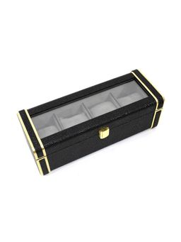 ICHKAN - Serpentine Watch Box 4 Partition Black