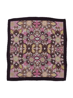 The Tie Hub - Floral Mosaic Silk Pocket Square