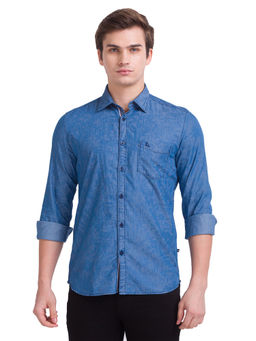 Parx - Dark Blue Casual Shirt