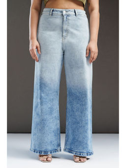 FREAKINS - Bluemarine Curve Retro Flare Stretch Jeans
