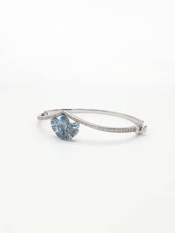 Verona - Topaz Blue Bangle
