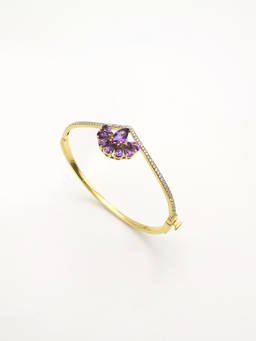 Verona - Amethyst Lavender Bangle