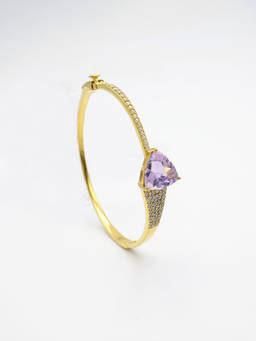 Verona - Amethyst Rose Lavender Bangle