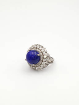 Verona - Lapis Silver 925 Blue Ring