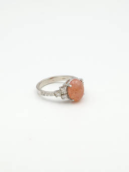 Verona - Cherry Quartz Stone Peach Ring