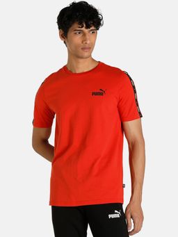 Puma - Ess Tape Men Red T-Shirt