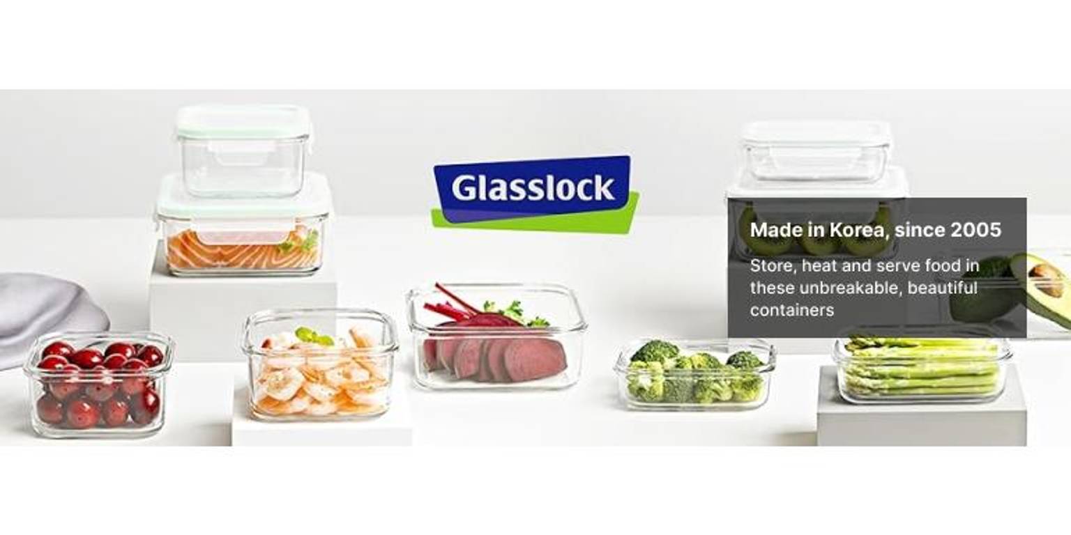 Glasslock Buy Glasslock Airtight Tempered Food Container With Blending Ball ...