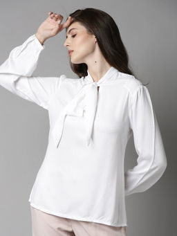 RAREISM - Solid White Women Top