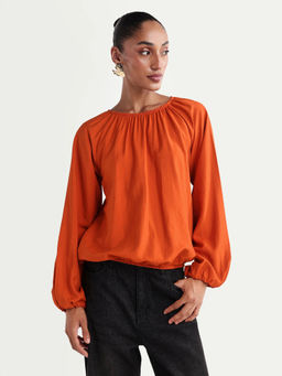 RAREISM - Solid Rust Women Top