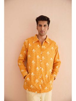 Fancy Pastels - Warm Sand Shacket Shirt