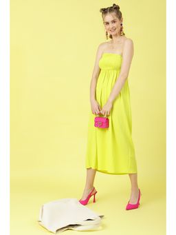 Virgio - Green Tube Midi Dress