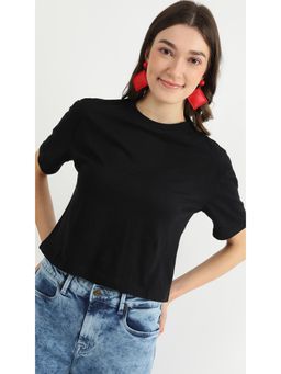 Virgio - Black Zodiac Graphic Boxy T Shirt