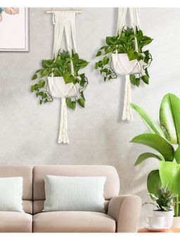 Homesake - Macrame Plant Hanger Weaving 2 Pieces