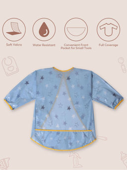 Mi Arcus - Printed Painting Apron Full Sleeves With Back Knot Closure