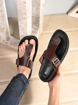 DOCTOR HEALTH SUPER SOFT - Men Brown Stylish Cushioned Breathable Sandals
