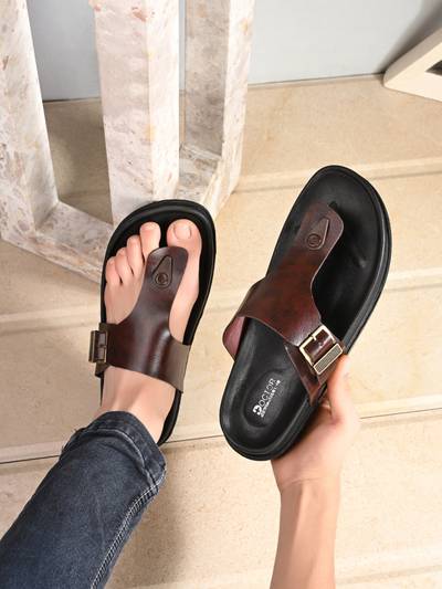 Men Brown Stylish Cushioned Breathable Sandals