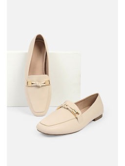 Allen Solly - Women Beige Formal Slip On Loafers