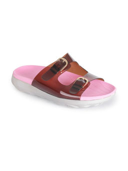 SOLETHREADS - Birky Women Pink Sliders