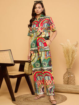 Uptownie - Printed Cotton Co-Ord (Set of 2)