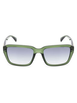 Opium Eyewear - Men Green Frame Rectangle Shiny Sunglasses (55)