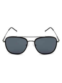 Opium Eyewear - Men Black Frame Square Shiny Sunglasses (54)