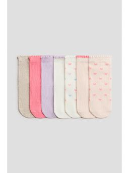 H&M - Kids Multi-Color 7-Pack Socks