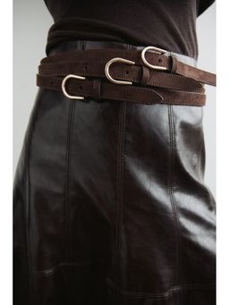 H&M - Women Brown Three-Strap Waist Belt