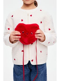 H&M - Girls Red Heart-Shaped Crossbody Bag