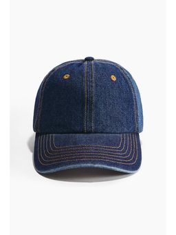 H&M - Men Blue Cotton Twill Cap