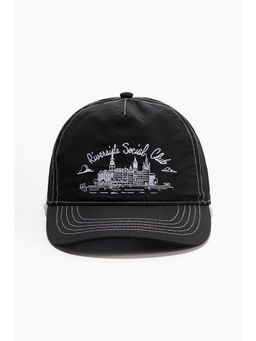 H&M - Men Black Cotton Twill Cap