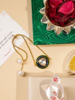 Vasundhara - Womens Rajni White Bracelet Rakhi